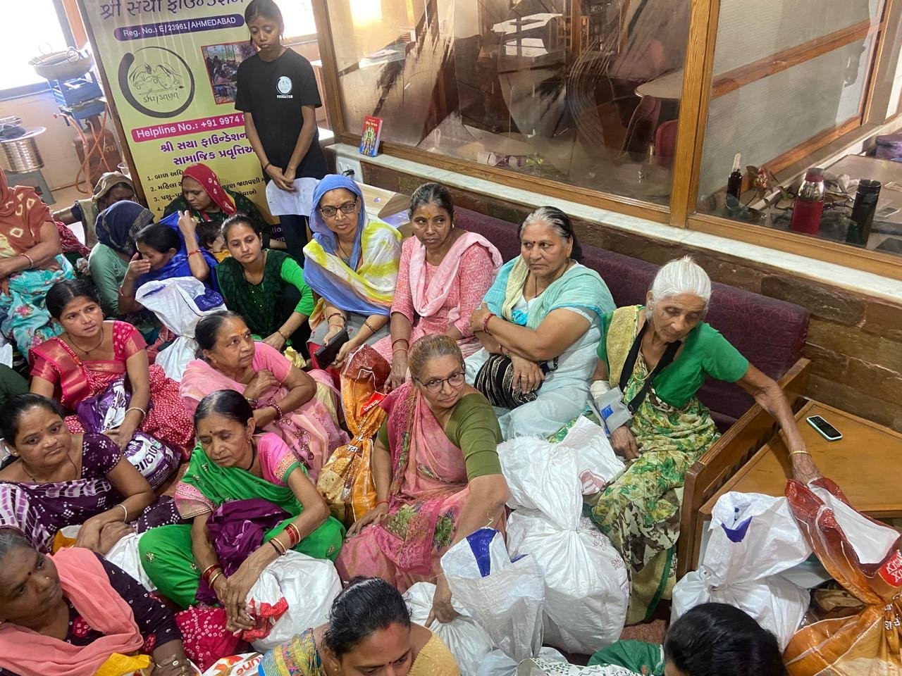 Monthly ration handover &mdash; Family Care & Ration