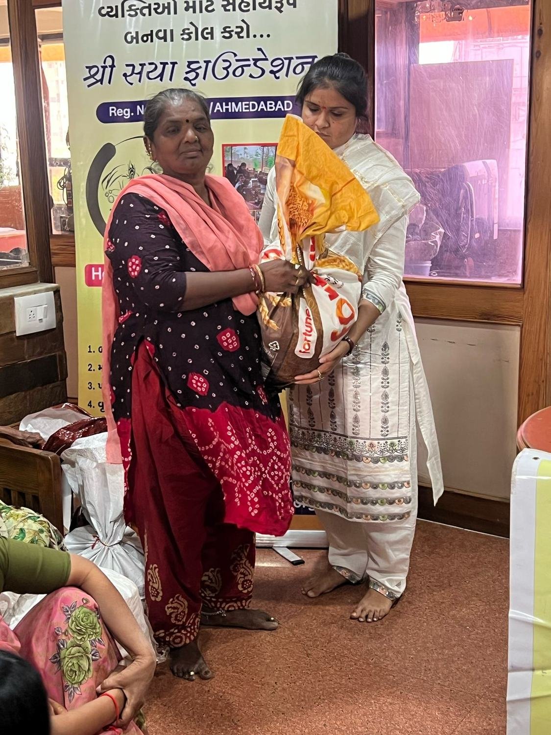 Monthly ration handover &mdash; Family Care & Ration