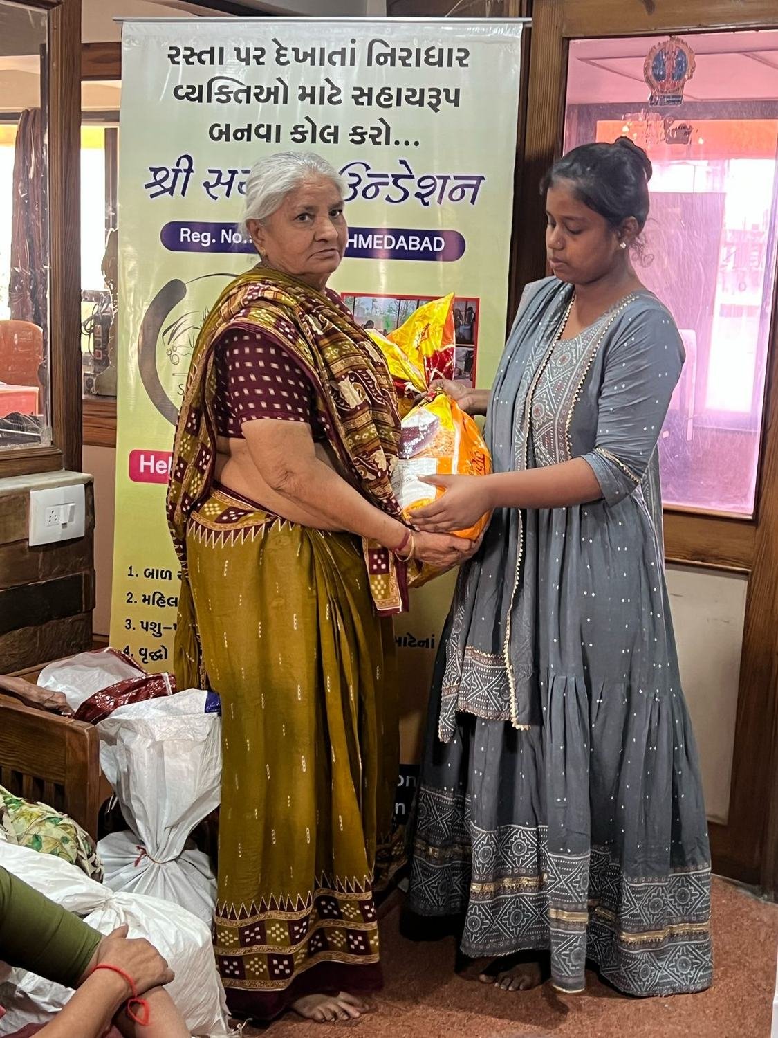 Monthly ration handover &mdash; Family Care & Ration