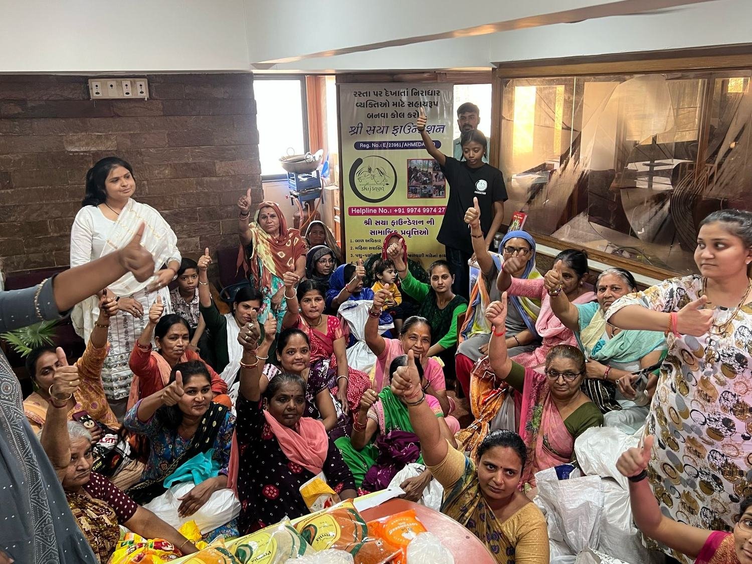 Monthly ration handover &mdash; Family Care & Ration